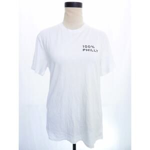 NWT 100% Philly Everlane New White Shirt Tee Philadelphia Small Organic Cotton